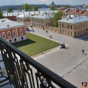Вид с колокольни Петропавловского собора 1
