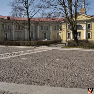 Вид на Здание архивов, канцелярий военного министерства
